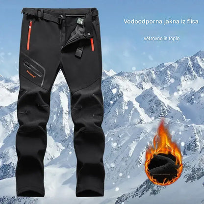 🏃‍♂️【S–5XL】2026 Nove moške outdoor hlače za jesen in zimo – tople, flis, nepremočljive in odporne proti vetru