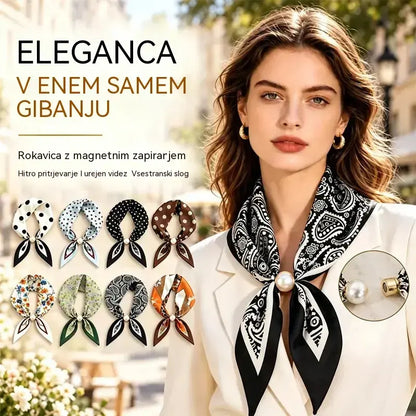 ✨ Komplet 4 ozkih svilenih rutic – eleganca in prefinjenost za pomlad in poletje! Kakovosten material, vsestranska uporaba – idealne za okoli vratu, v laseh ali na torbici!