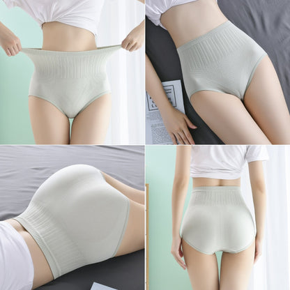 Último día con 50 % de descuento:【7 piezas 】 bragas antibacterianas impermeables de cintura alta
