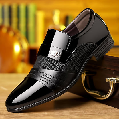 🔥🔥【38-48】Moški elegantni poslovni usnjeni čevlji