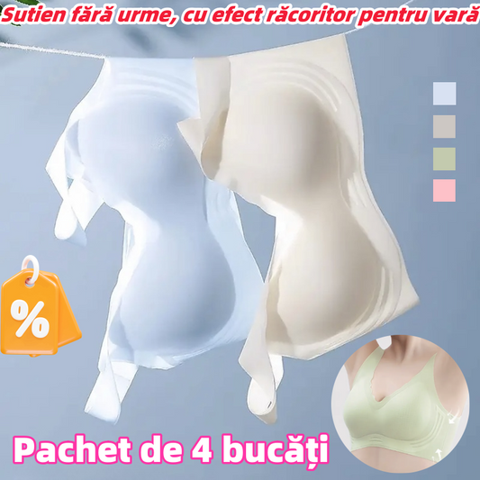 💥🟢【Paket 3 kosov】💦Poletni ultra tanek, kul brezšivni modrček