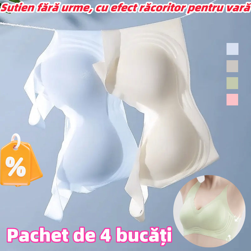 💥🟢【Paket 3 kosov】💦Poletni ultra tanek, kul brezšivni modrček