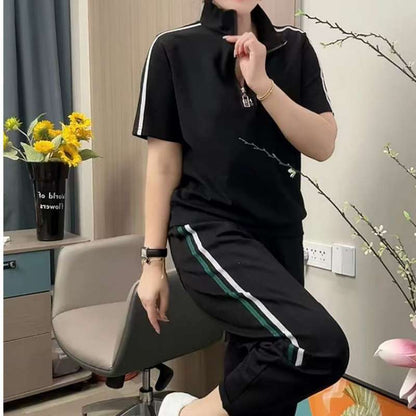 🔥👚👖【M-4XL】Léto 2026 Nové styly Módní dámské sportovní oblečení, Nadměrné velikosti