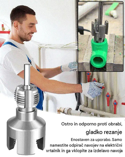 ✔️20 mm + 25 mm🛠️ Sveder novega tipa z integriranim odpiračem navojev za vodovodne cevi, tako notranje kot zunanje (uporabno za PPR, PEPVC)