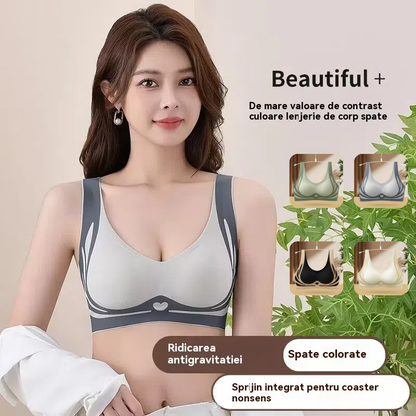 😍【Paquete de 2】Sujetador de una pieza sin aros para mujer ❤️【40-85KG】