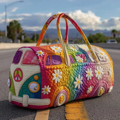 [Novedades de 2026, oferta por tiempo limitado]Bolsa de viaje acolchada Hippie Van