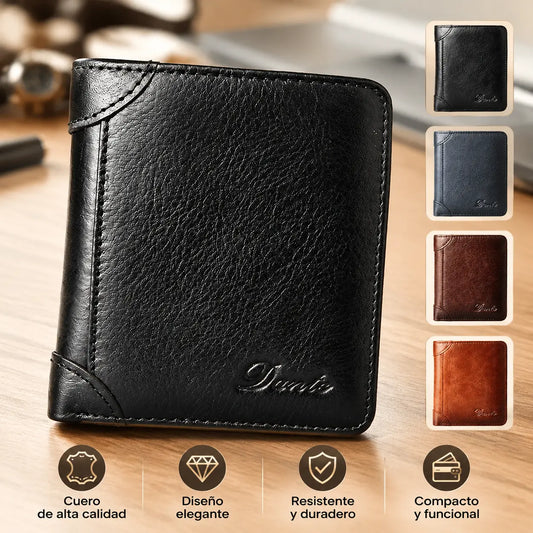 30%OFF👝✨ Nueva cartera antirrobo de cuero genuino para hombre