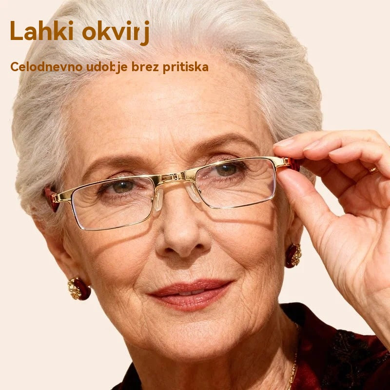 🔥【Kupite 1, dobite 1 gratis】Zložljiva bralna očala z zaščito pred modro svetlobo in etuijem