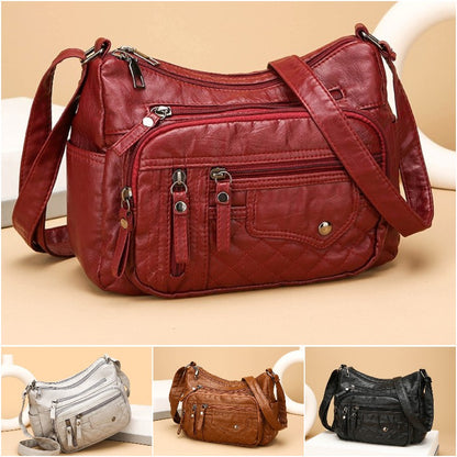 💥👜2025 Nová veľkokapacitná mäkká kožená taška cez rameno/prekrížené telo