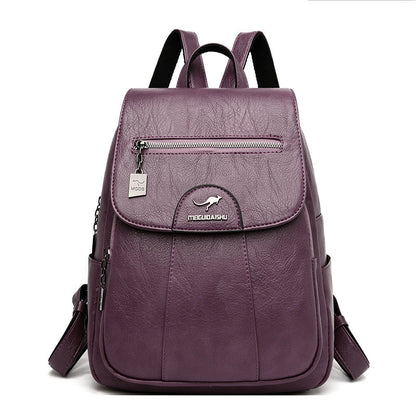👜🎒【Časově omezené snížení ceny】Dámský retro měkký kožený cestovní batoh