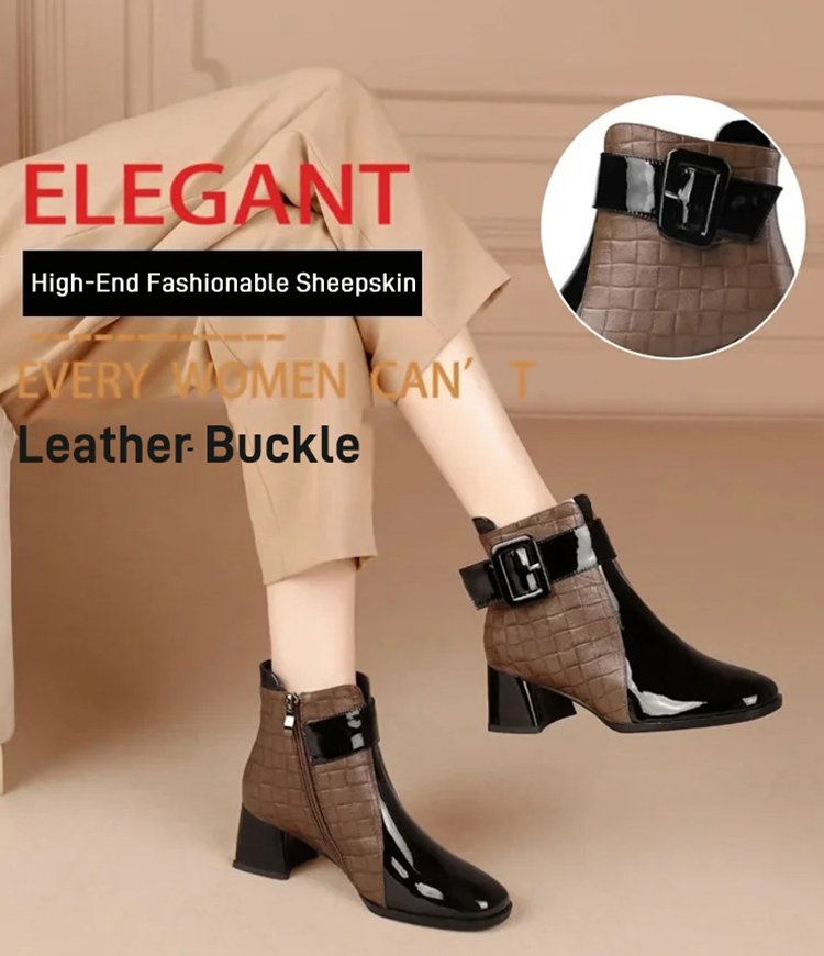 🔥Oferta limitada con 48% de descuento【tallas 35-40】Nuevos zapatos de cuero de vaca australiano 2025 - suaves y cómodos.