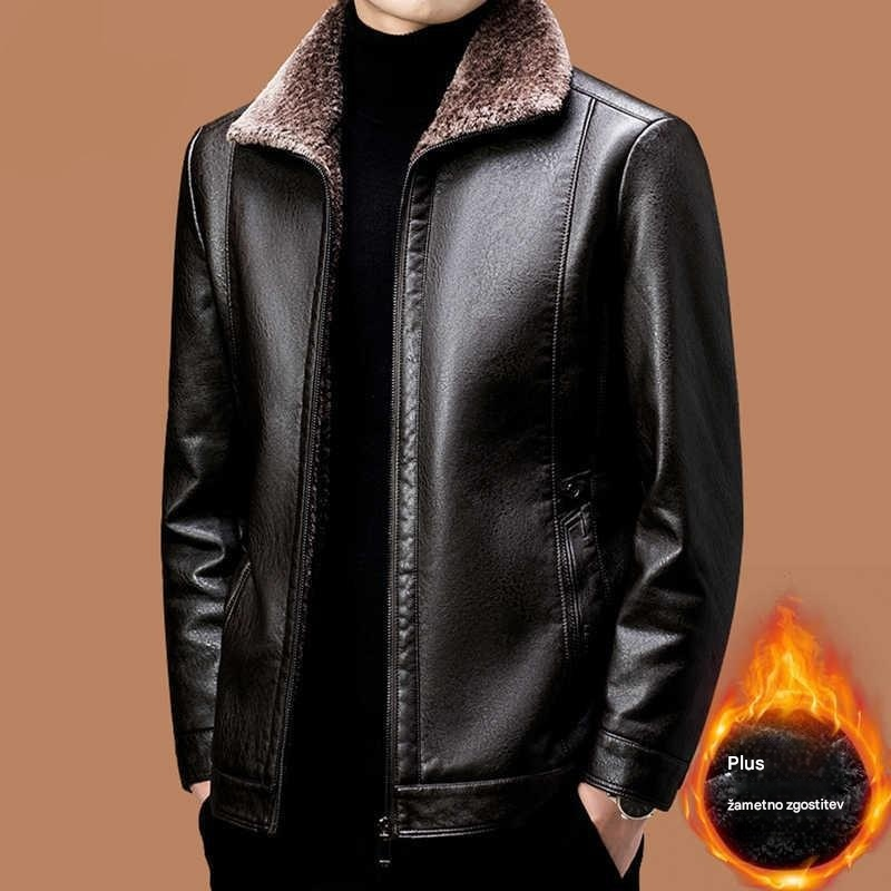 🔥⛄【Vroča razprodaja】🔥🎉【M-3XL】Moška zimska jakna 2025 iz mehke debele ovčje kože, ležernega stila