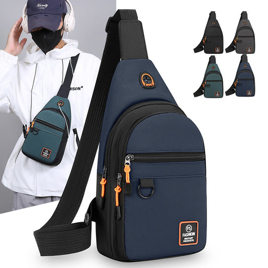 ☔️ ¿Lluvia? ¡Sin problema! ✨ Bolso bandolera impermeable con múltiples bolsillos. 🎒