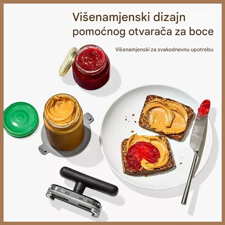 🔥【Kupite jedan, dobijte jedan gratis】🥫Višenamjenski otvarač za boce od nehrđajućeg čelika💥Vremenski ograničena ponuda