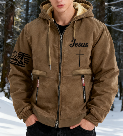 【S-3XL】 Moda za moške, jesen in zima, lahka žametna ojačana jakna