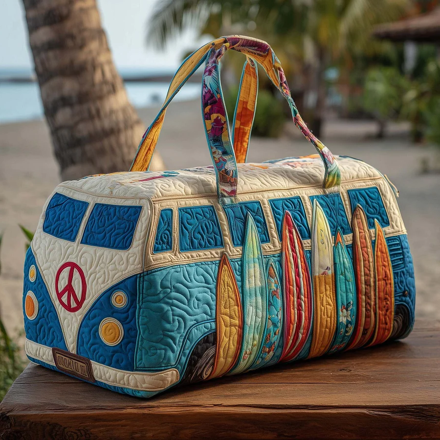 [Novedades de 2026, oferta por tiempo limitado]Bolsa de viaje acolchada Hippie Van