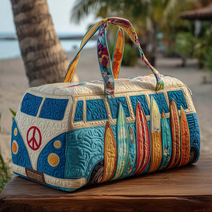 [Novedades de 2026, oferta por tiempo limitado]Bolsa de viaje acolchada Hippie Van