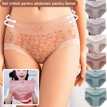 🔥【Compre 4 y obtenga 4 gratis】🔥Ropa interior antibacteriana que absorbe la humedad de cintura alta para mujer_4236465