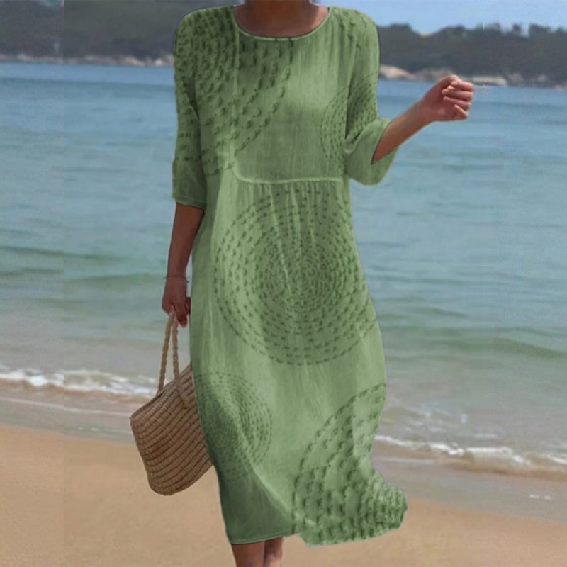 👗【XS-4XL】Elegantna poletna obleka za prosti čas - zračna, udobna, vsestranska in vitka.