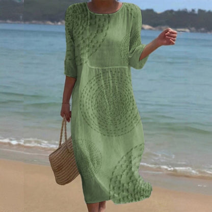 👗【XS-4XL】Elegantna poletna obleka za prosti čas - zračna, udobna, vsestranska in vitka.