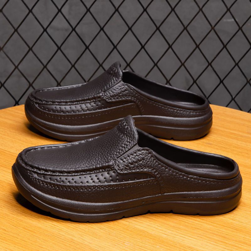 👞🔥【39-45】Nové jednoduché pánské ležérní sandály s půl špičkou 4252280