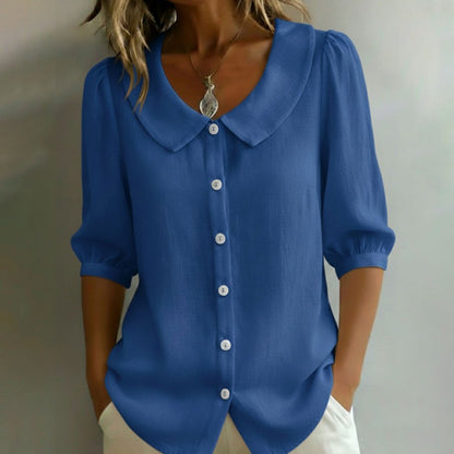 🌸【S-3XL】Γυναικείο κοντομάνικο ζακέτο με κουμπιά. Δυνατότητα πληρωμής κατά την παράδοση✅