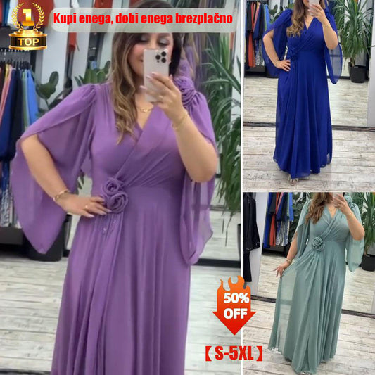👗💥【S-5XL】Nova modna obleka, klasičen dizajn, elegantna in preprosta