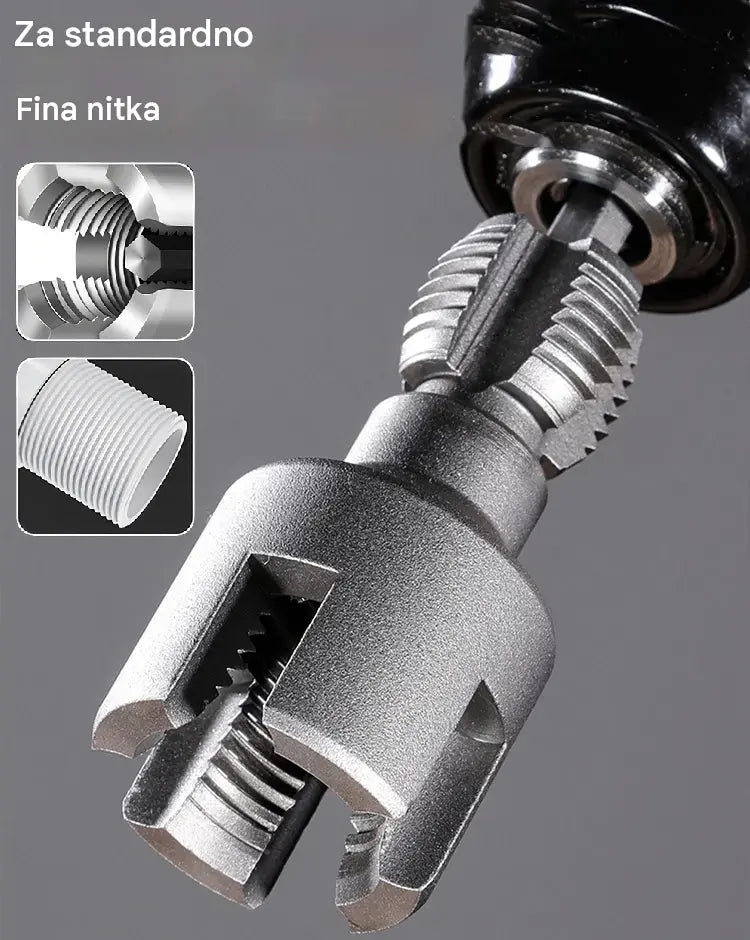 ✔️20 mm + 25 mm🛠️ Sveder novega tipa z integriranim odpiračem navojev za vodovodne cevi, tako notranje kot zunanje (uporabno za PPR, PEPVC)
