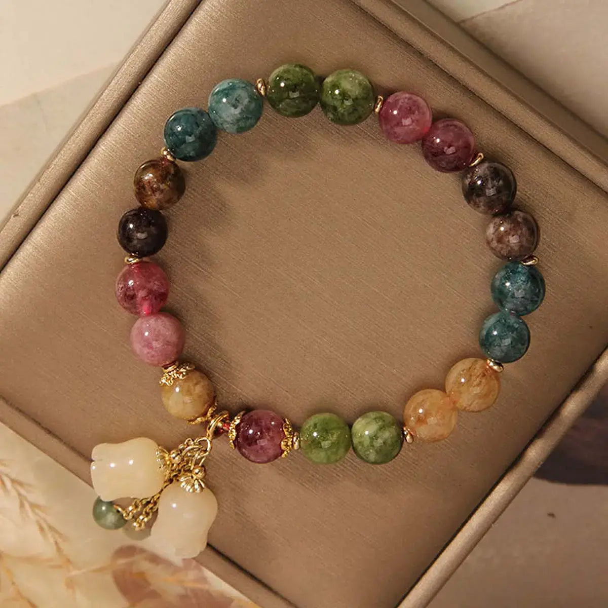 🌺📿Kupte si jeden a získejte jeden zdarma [horký výprodej] 2026 nový přírodní turmalínový náramek s přírodním krystalem