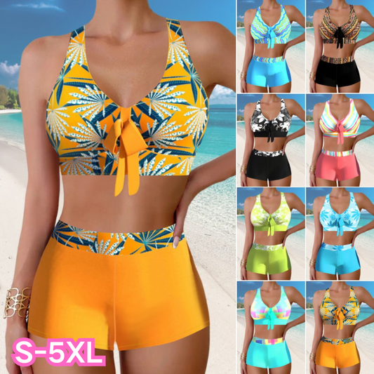 👙🌴【S-5XL】 Nove kopalke z deljenim potiskom 3710578