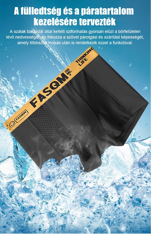 🔥【Kupite 1, dobite 5 brezplačno】 2024 Ice Silk Breathable Mesh poletne moške boksarice