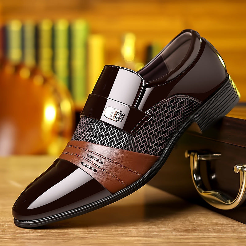 🔥🔥【38-48】Moški elegantni poslovni usnjeni čevlji