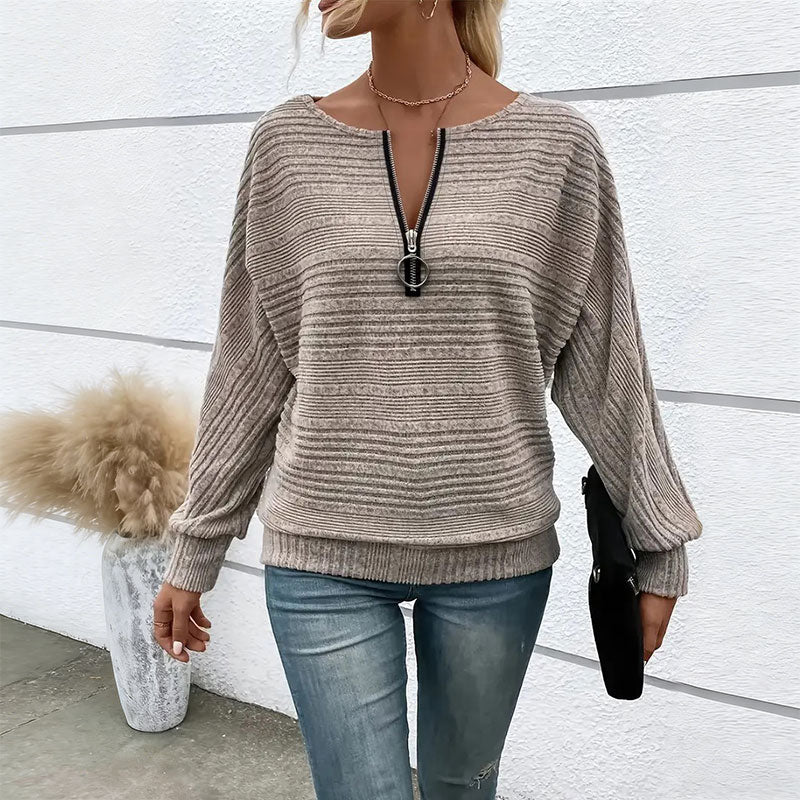 【S-2XL】Nowy damski, luźny, jednokolorowy, rozpinany sweter z długim rękawem 4216209