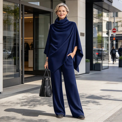 ❄️✨ Ženski komplet iz umetnega semiša — Topel, eleganten in preprost; popoln za zimske stajlinge 💃🧥