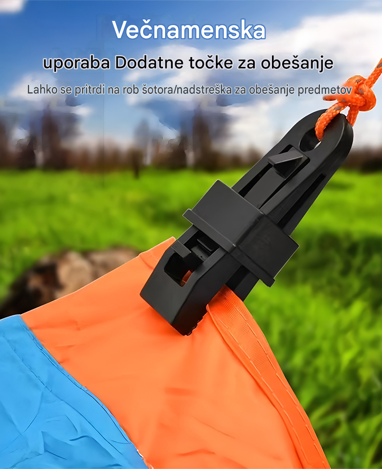 🏡🌿[50 kosov] Sponke za pritrditev senčne mreže za vrt, sponke za pritrditev šotora