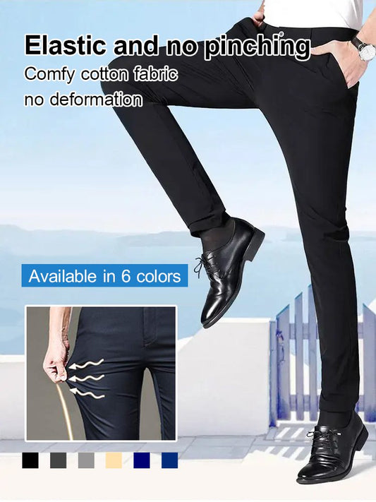 Pantalones de hombre, de alta calidad, superelásticos, sin pelar, cómodos de llevar, ¡sin deformaciones!