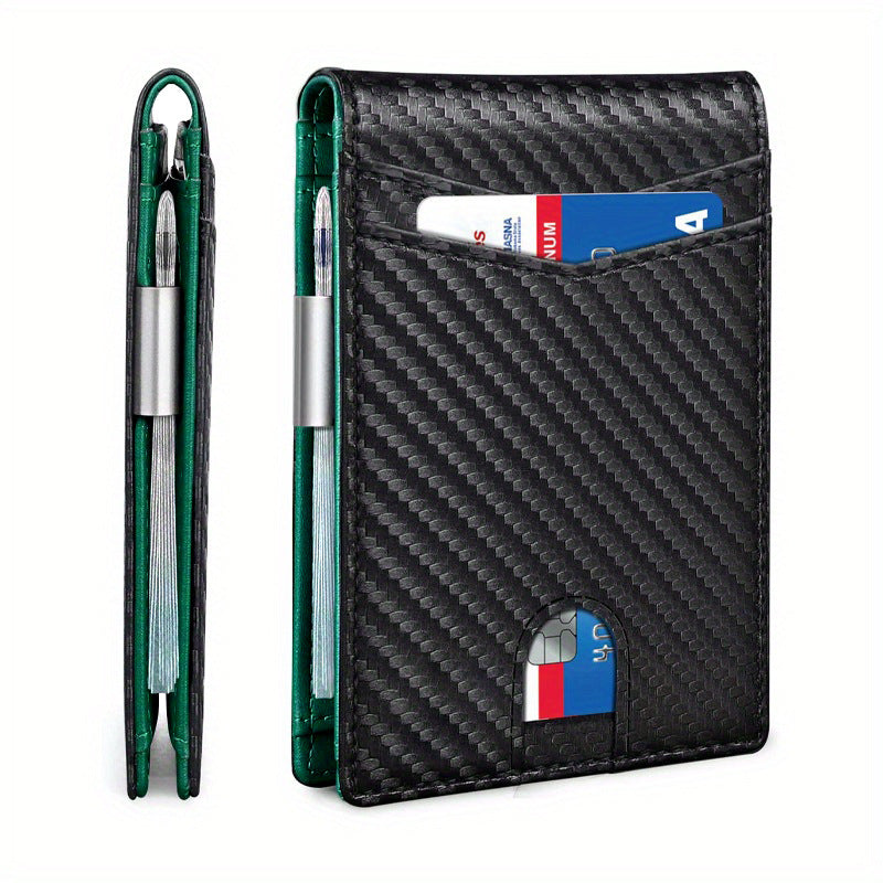 Imprescindible para hombres 👛 Cartera minimalista para hombre con función de protección RFID 👨4247217
