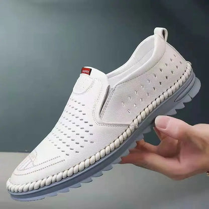 【39-44】2026 Męskie ręcznie robione, skórzane, codzienne buty outdoorowe