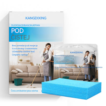 🧹✨ 【4 pakiranja - 240 tablet】Antibakterijske in dezodorirajoče večnamenske čistilne tablete | Primerne za lesena tla, laminat, ploščice in stene prikolic