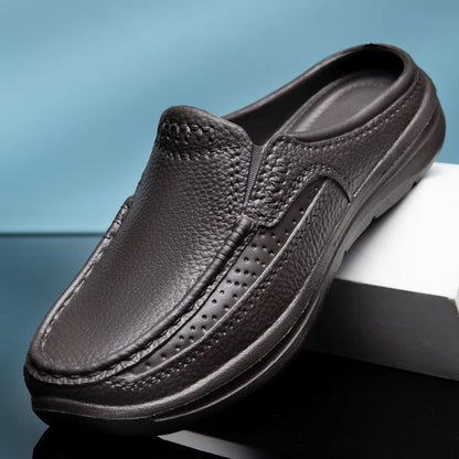 👞🔥【39-45】Nové jednoduché pánské ležérní sandály s půl špičkou 4252280