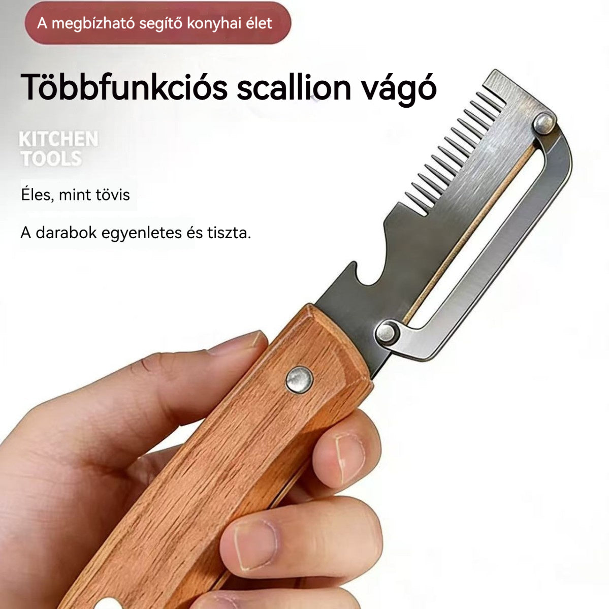 ✅【Vegyél kettőt, kettőt kapsz ingyen!】🧅🔪 3 az 1-ben többfunkciós konyhai hámozó: hámoz, vág és üvegkupakot nyit! 🔥