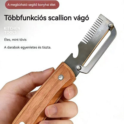 ✅【Vegyél kettőt, kettőt kapsz ingyen!】🧅🔪 3 az 1-ben többfunkciós konyhai hámozó: hámoz, vág és üvegkupakot nyit! 🔥