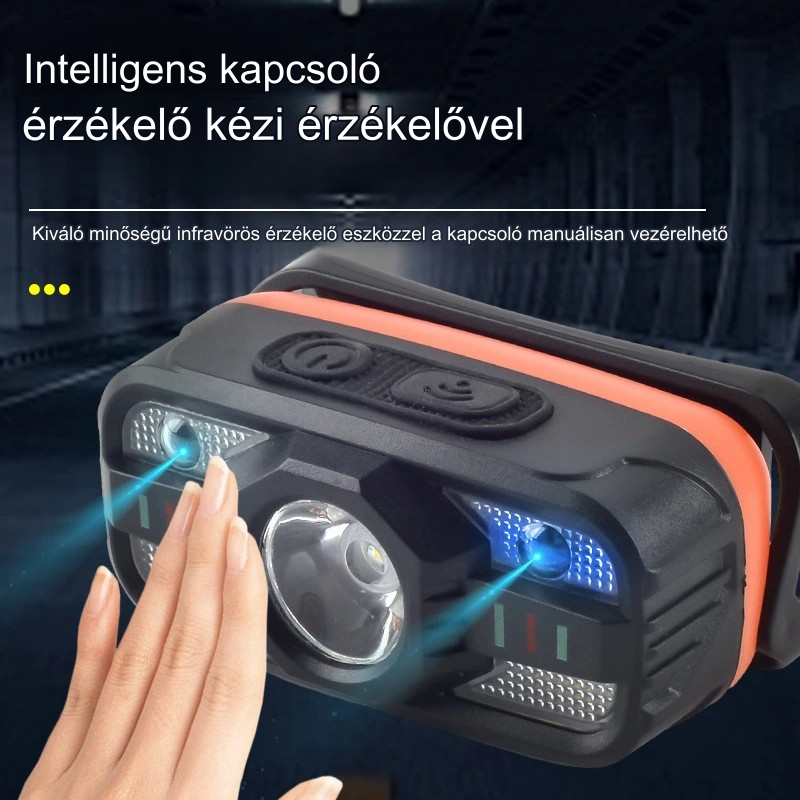 💥【Vásároljon 1-et, kap 1-et ingyen】🌟💡Indukciós LED-es fényszórók intelligens USB-töltéssel