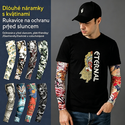 ☀️[1 sada 10 kusů]- Nejprodávanější tetovací rukávy tohoto léta. Realistické a bezešvé.