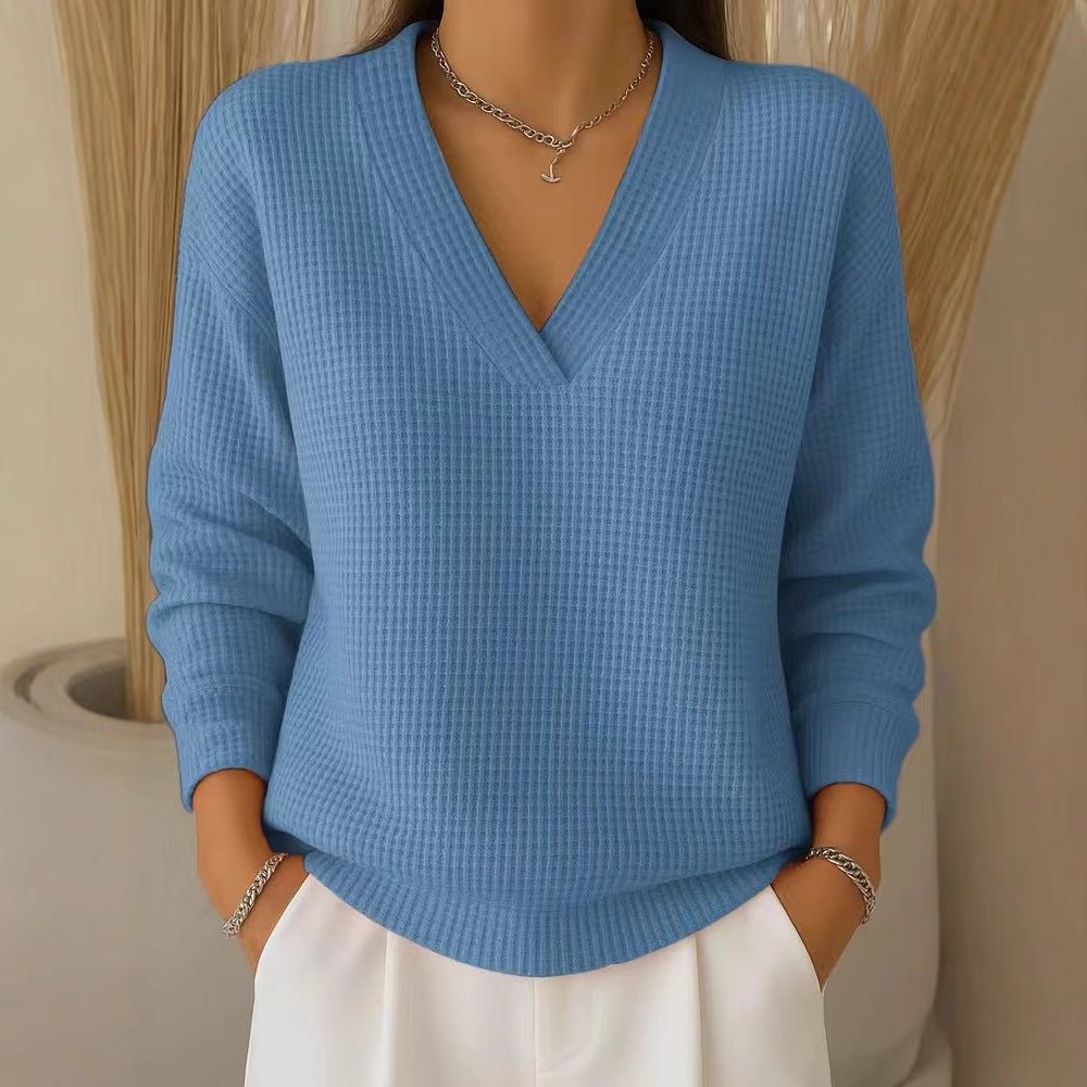 🔥🌸【Plačilo ob dostavi】💖【S-3XL】Elegantna in udobna ženska srajca z V-izrezom