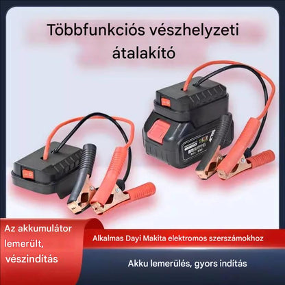 🚗🧰Többfunkciós autóakkumulátor indítási átalakító【(kettős USB interfész)】