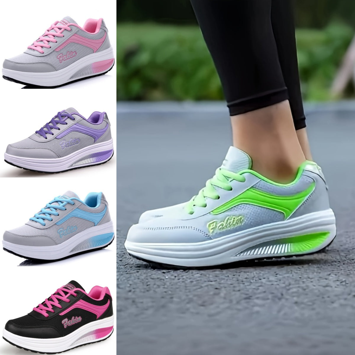 💥👟【50% popust】【35-43】Nove spomladansko-jesenske modne ženske športne superge, zračne in za vsakdanjo rabo