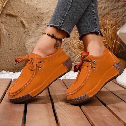 💖【Velikosti 36-43】Ženski čevlji s platformo in okroglim prstom - udobni in elegantni 4256861