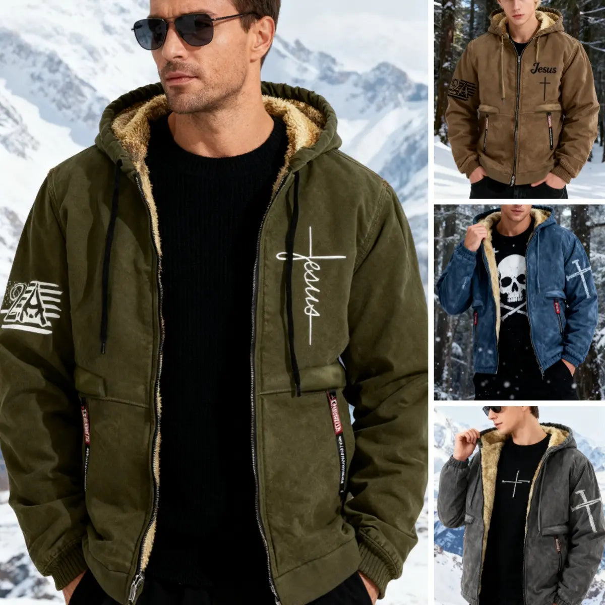 🔥🧥🔥【Plačilo ob dostavi】【S–3XL】Elegantna in topla moška jakna iz flisa za jesen in zimo
