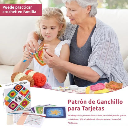 🔥50%OFF🔥🧩🧷【50 diseños únicos】Juego de tarjetas de crochet